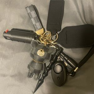 Cute bear self defense keychain